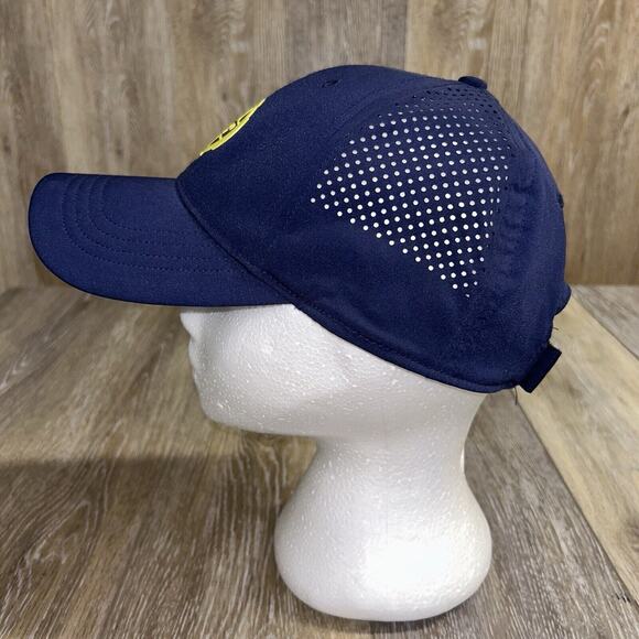 Polo Sport Ralph Lauren Hat Baseball Cap Adjustable Blue Yellow Mesh Polyester - Picture 7 of 10